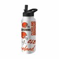 Logo Brands Cleveland Browns 34oz Native Quencher Bottle 608-S34QB-63